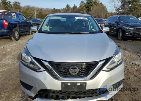 2017 Nissan Sentra S из США, поврежденный, VIN 3N1AB7AP9HY382701